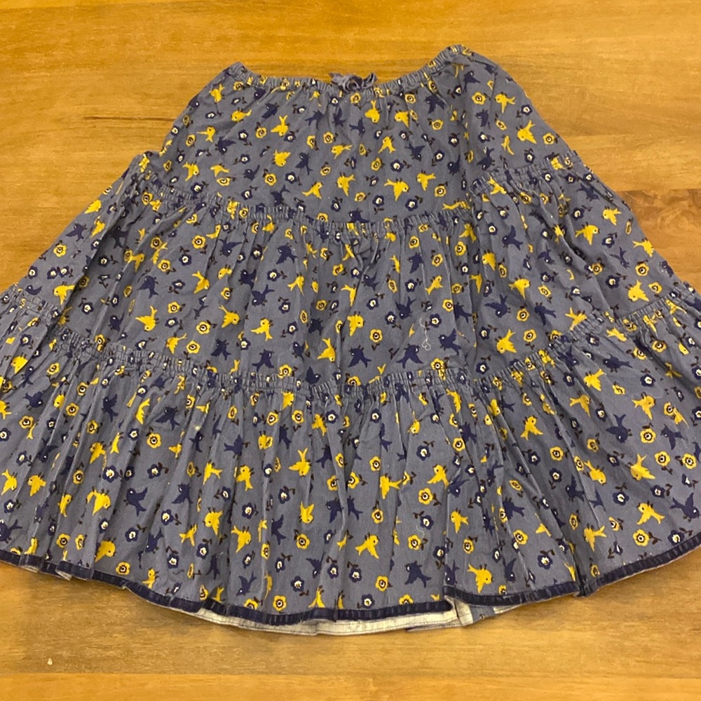 Mini Boden 11/12 cord twirly skirt
